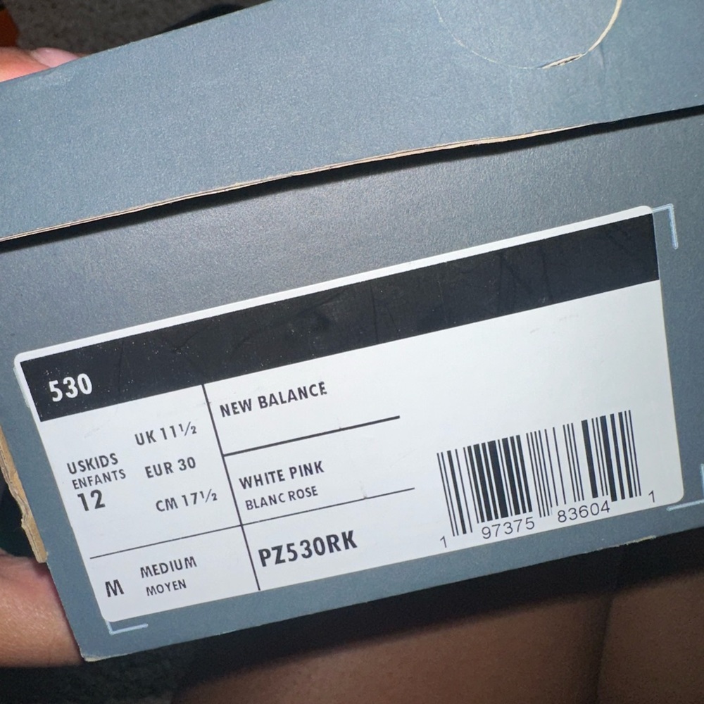 New Balance 530 White and Pink Shoes